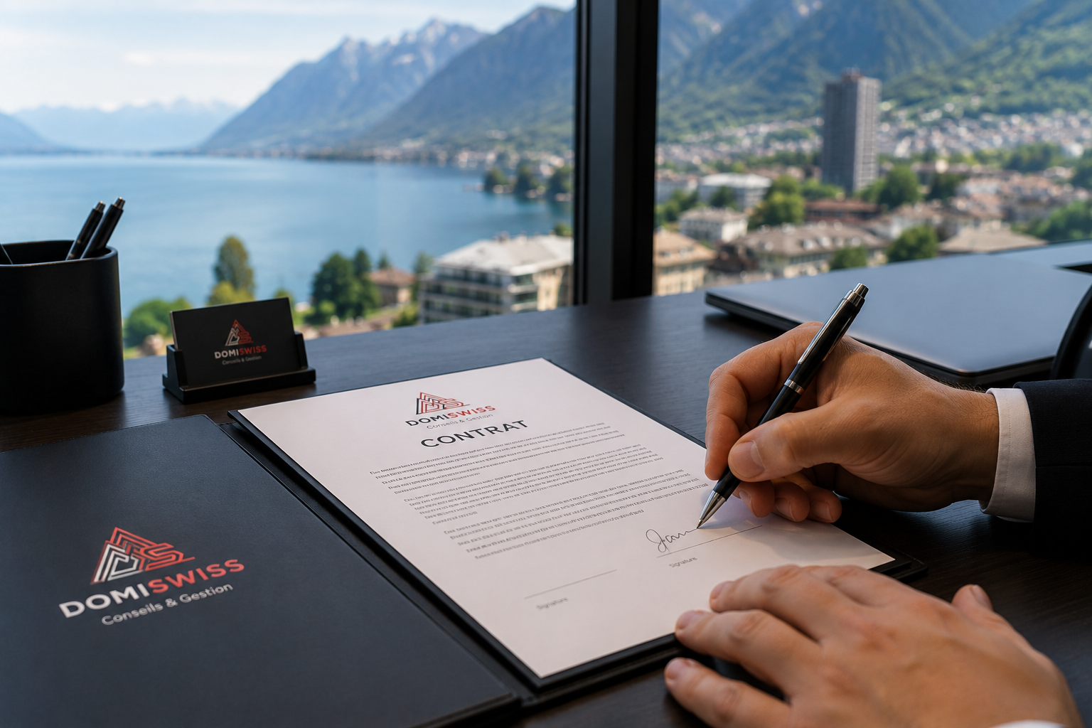 Contrat signé Domiswiss